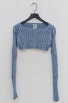 BASERANGE Pullover KNMAP-CO-AU23 Blue Mix